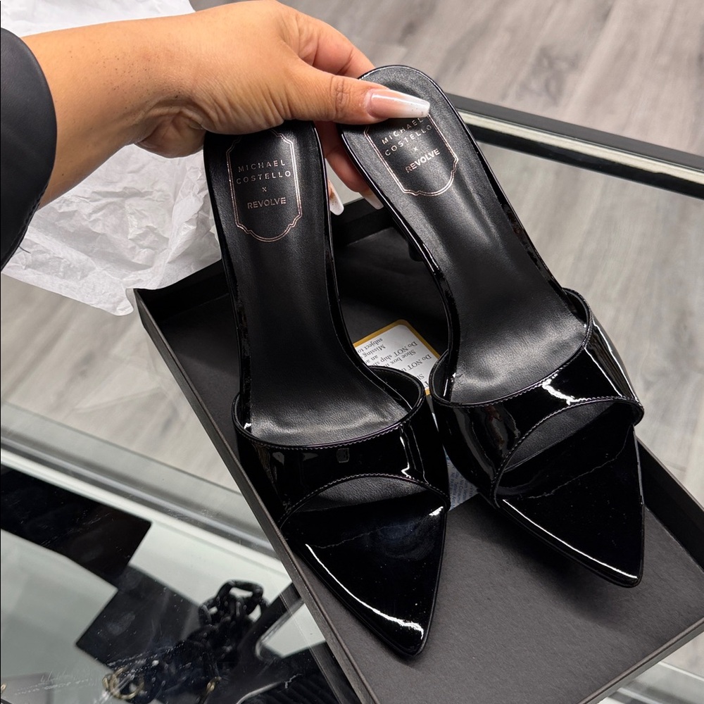Michael Costello x REVOLVE Gerona Sandal in Black - Picture 8 of 10